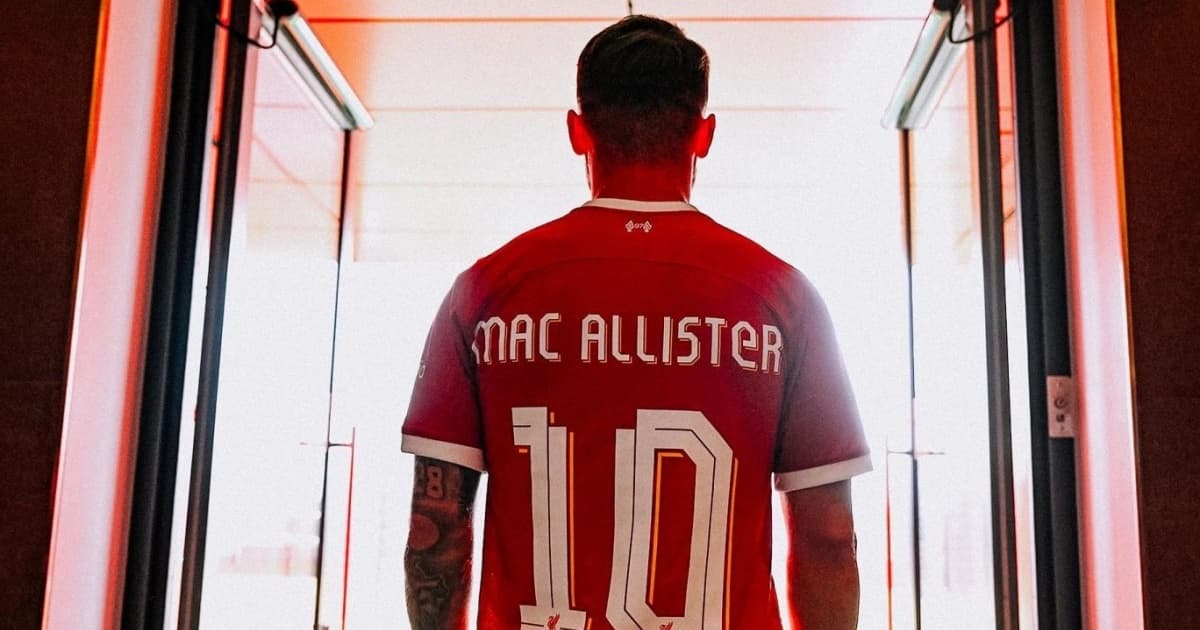 O argentino Alexis Mac Allister é o novo camisa 10 do Liverpool