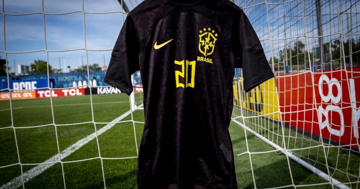 Pela primeira vez na história, Seleção Brasileira jogará com uniforme preto