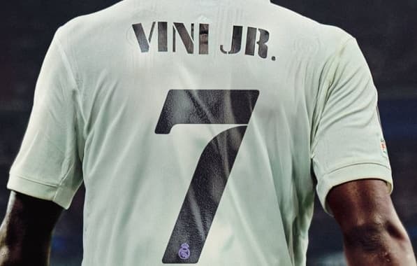 Vinicius Junior assume a camisa 7 do Real Madrid 