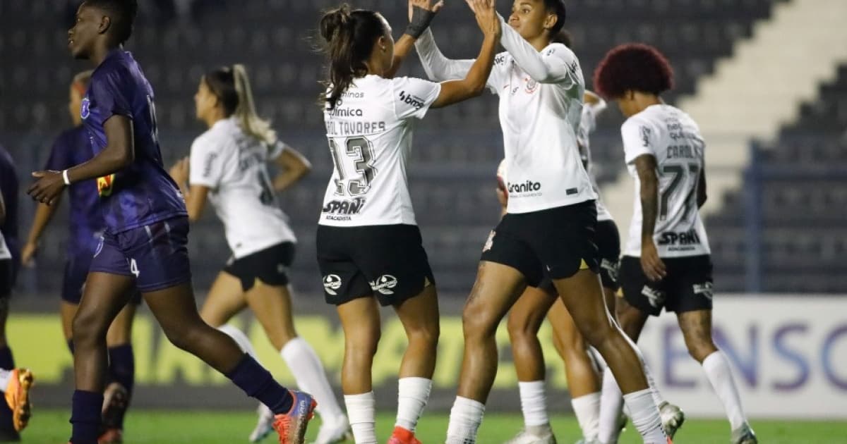 1º colocado na fase de classificação, o Corinthians enfrenta o Cruzeiro nas quartas de final do Brasileirão Feminino 