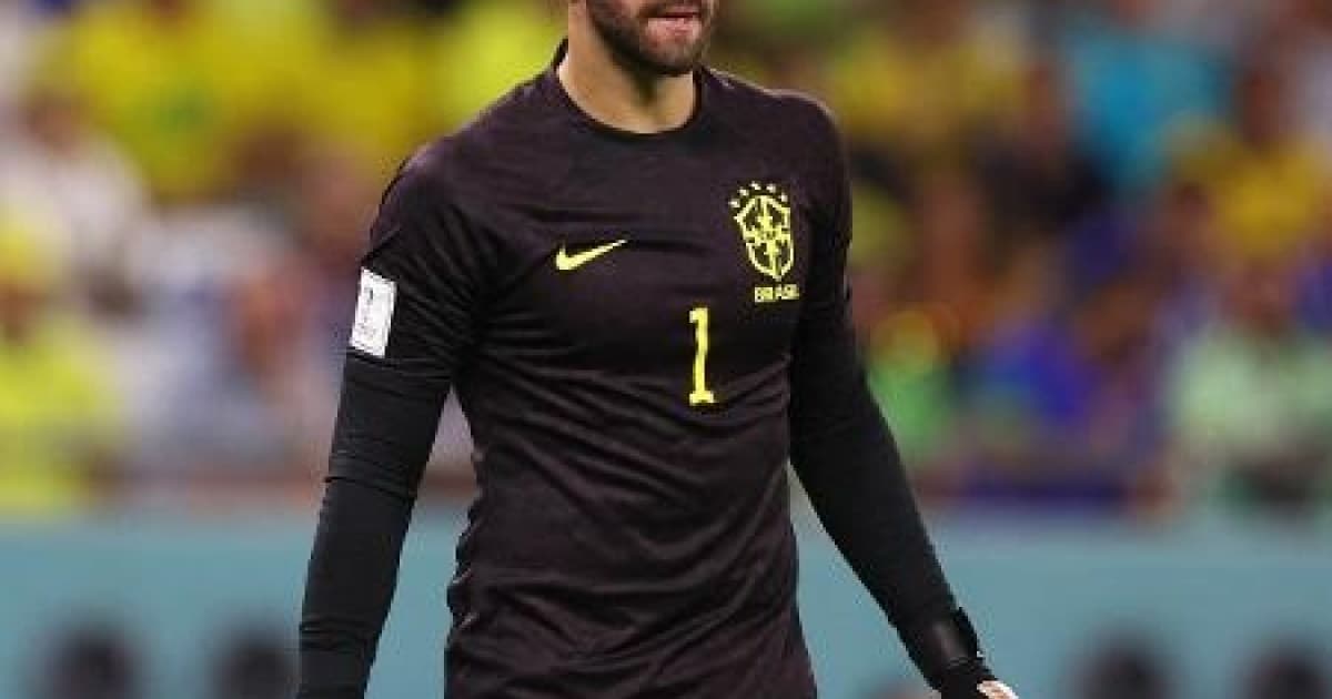 Alisson foi o titular do Brasil durante a Copa do Catar