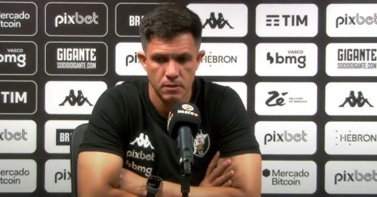 Maurício Barbieri concede entrevista coletiva pelo Vasco