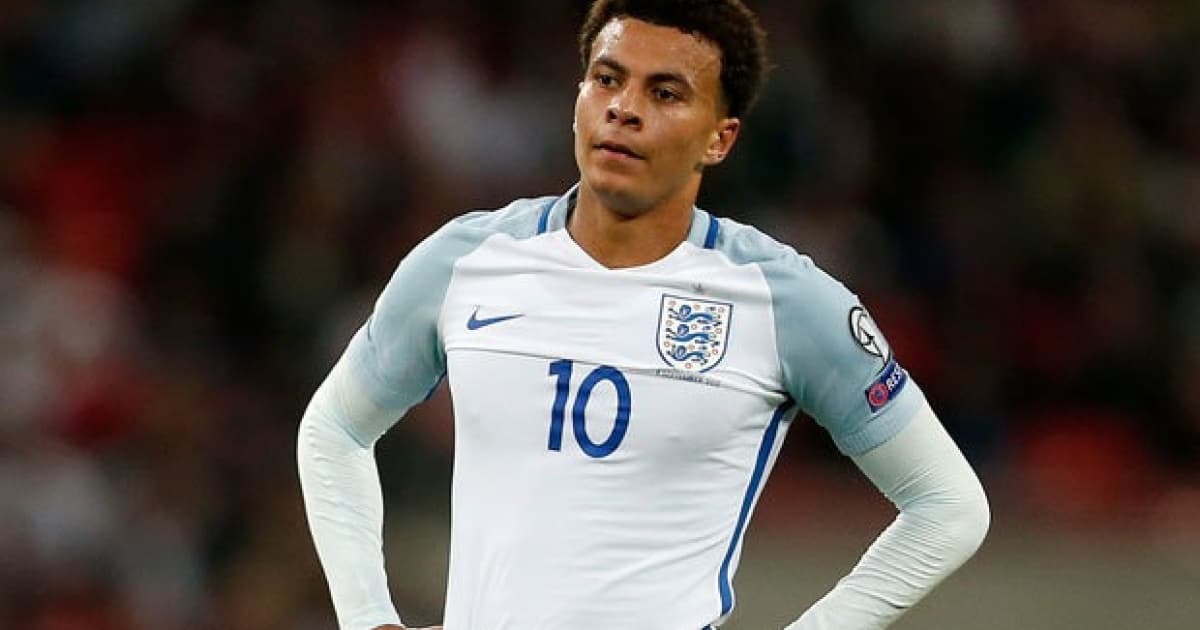 Dele Alli jogou a Eurocopa de 2016 e a Copa do Mundo de 2018 pela Inglaterra 