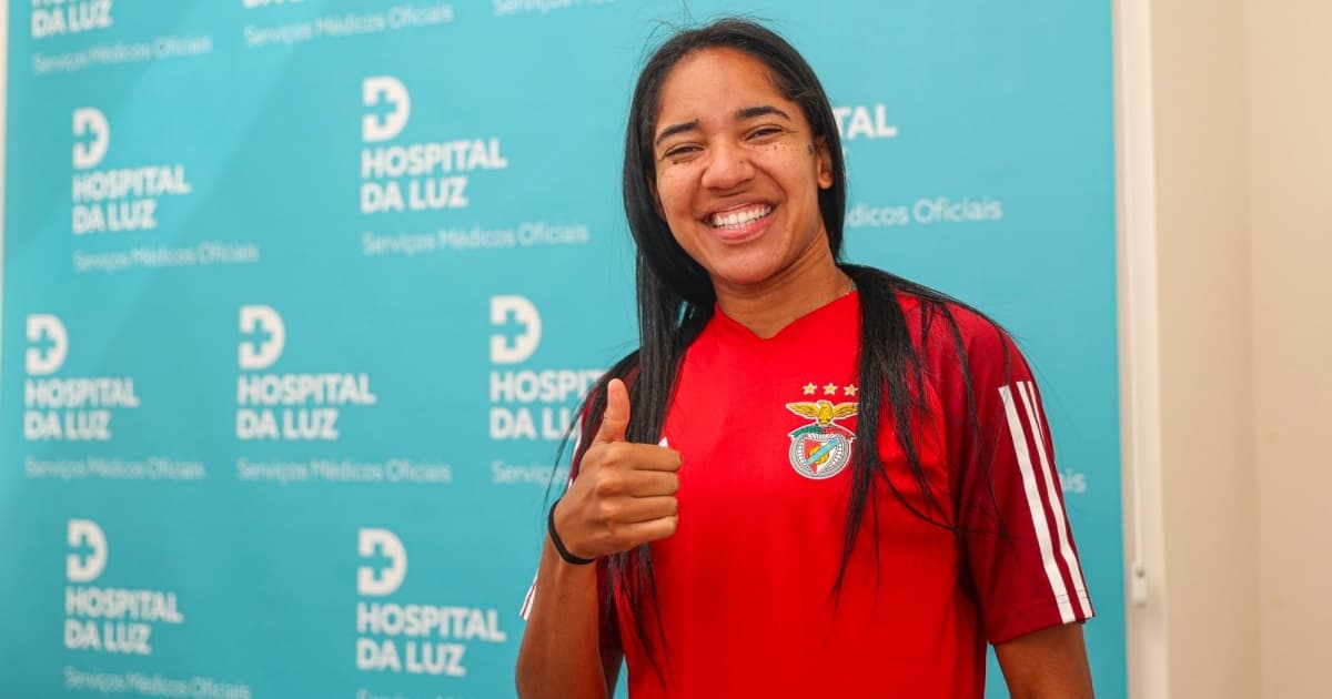 Natural de Salvador-BA, Laís Araújo começa uma nova etapa na carreira com a camisa do Benfica, de Portugal 