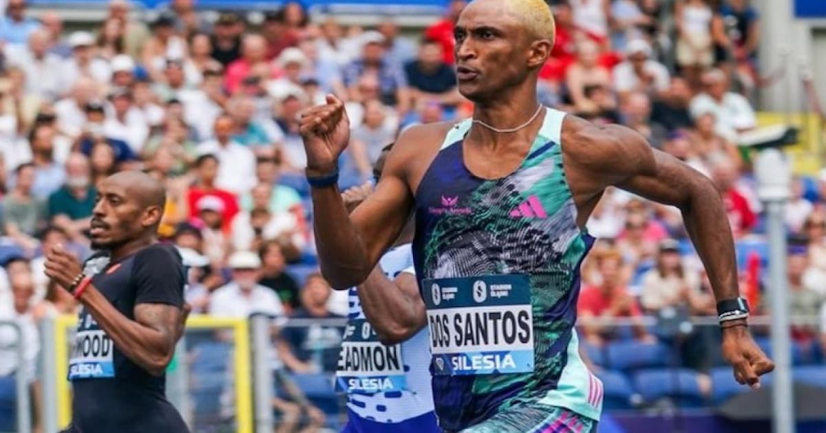 Alison dos Santos faturou a medalha de prata na primeira prova dos 400 metros com barreiras da temporada da Diamond League