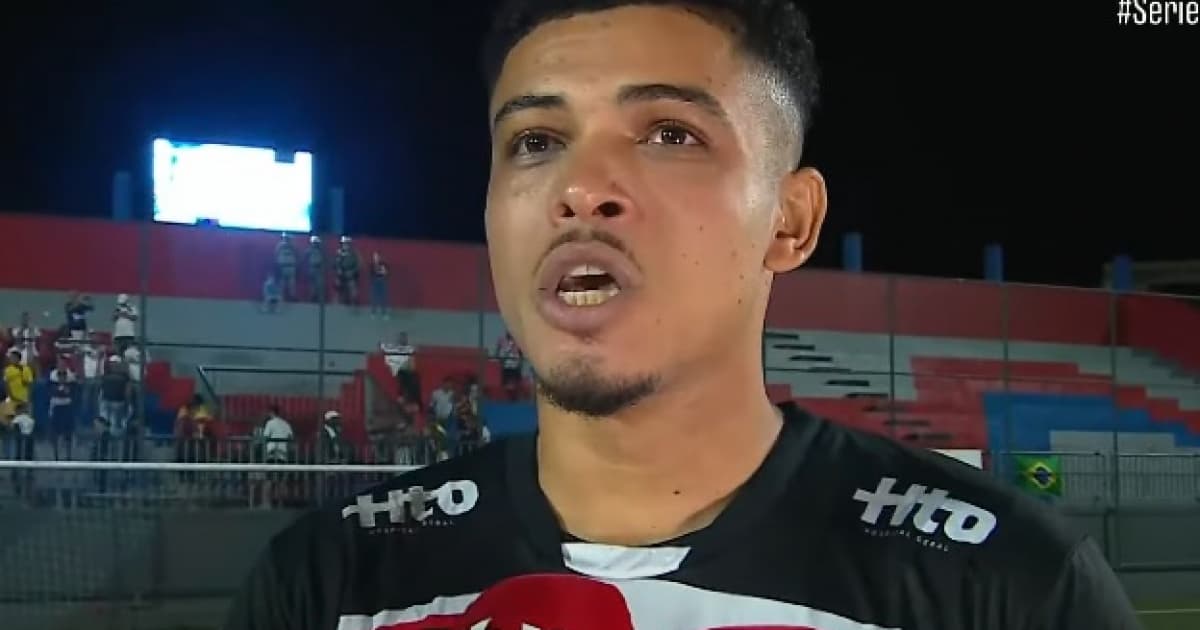 Alan concede entrevista após classificação do Bahia de Feira na Série D
