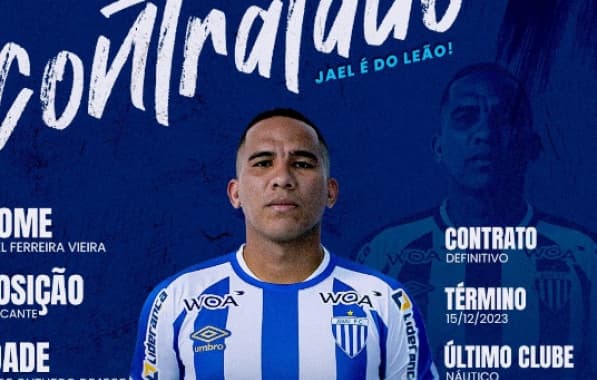 Ex-Bahia, Jael é anunciado como novo reforço do Avaí 