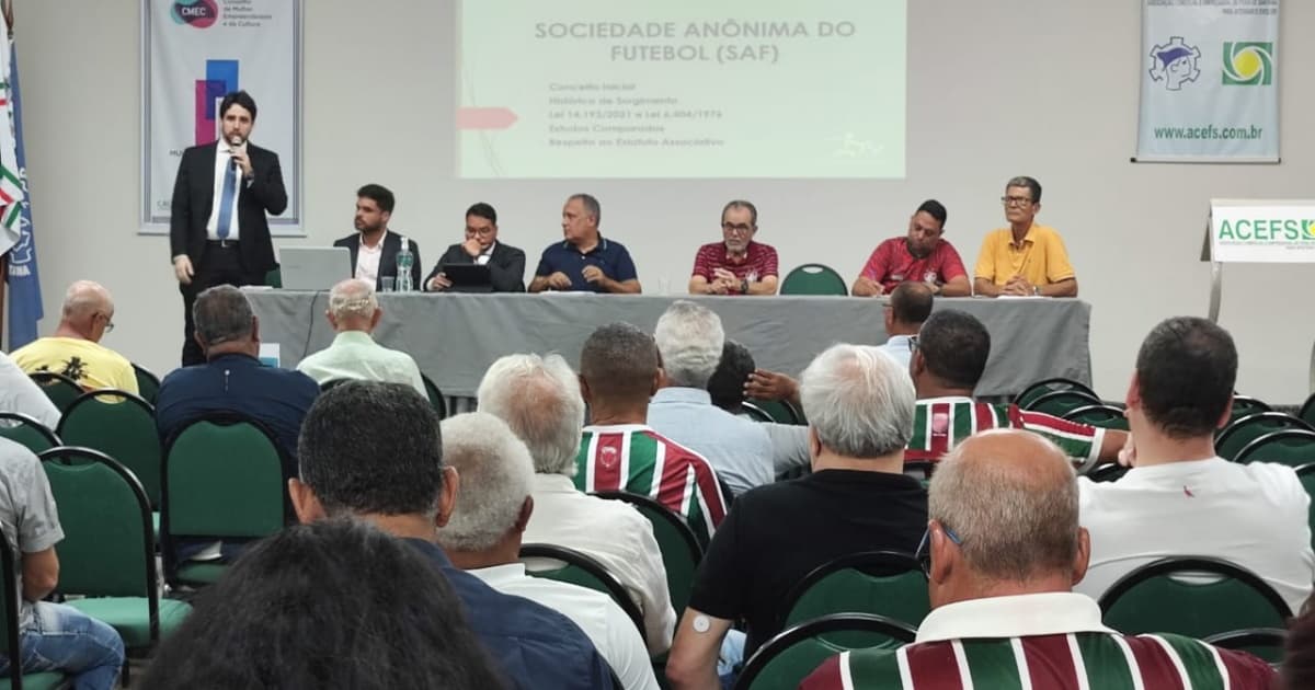 Sócios do Fluminense de Feira aprovam estatuto da SAF por unanimidade