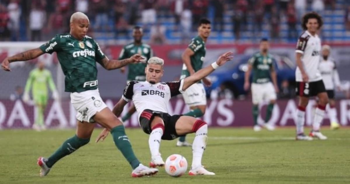 Andreas Pereira falhou na final da Libertadores de 2021, vencida pelo Palmeiras
