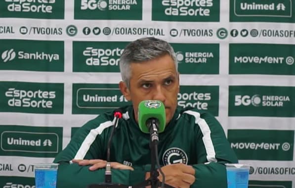Após empate com o Botafogo, técnico elogia espírito coletivo do Goiás e diz que faltou uma "pontinha de sorte"
