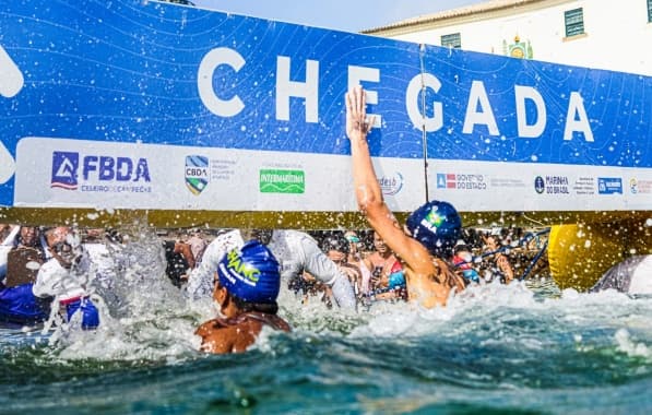 Praia da preguiça recebe penúltima etapa do Campeonato Baiano de Águas Abertas 2023