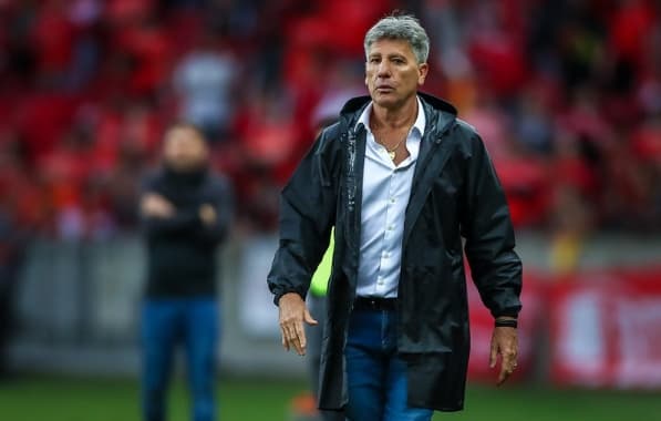 Após derrota para o Inter, presidente do Grêmio critica "fuga" de Renato Gaúcho da entrevista coletiva