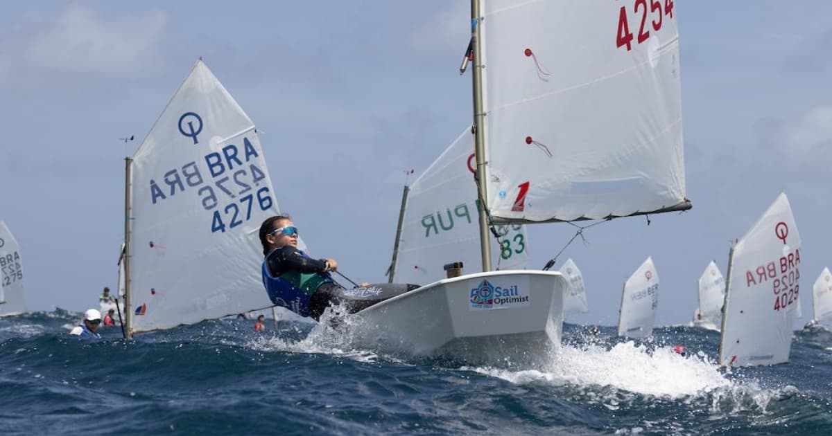 Juliana Bastianelli vence terceiro título do Campeonato Baiano de Optimist 