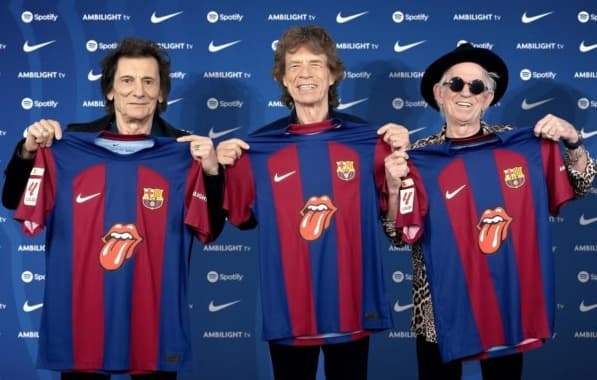 Barcelona jogará clássico contra o Real Madrid com símbolo dos Rolling Stones na camisa 