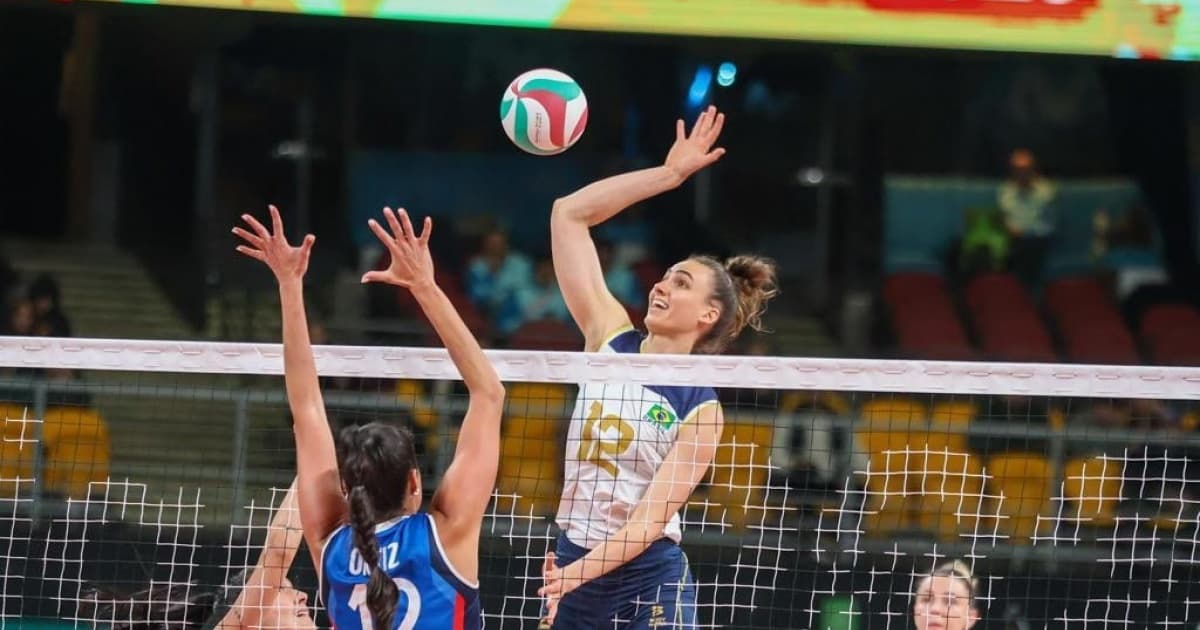 Brasil vence Porto Rico e está na semifinal do vôlei feminino no Pan 2023