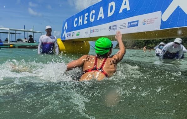 Praia de Inema recebe a maior competição de águas abertas da América do Sul