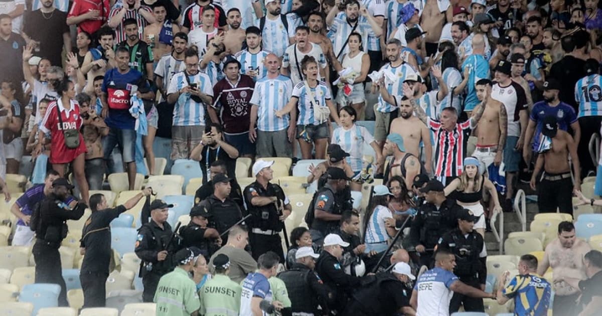 CBF seguiu protocolo da Fifa e Conmebol de torcida mista e diz que PM e autoridades públicas sabiam