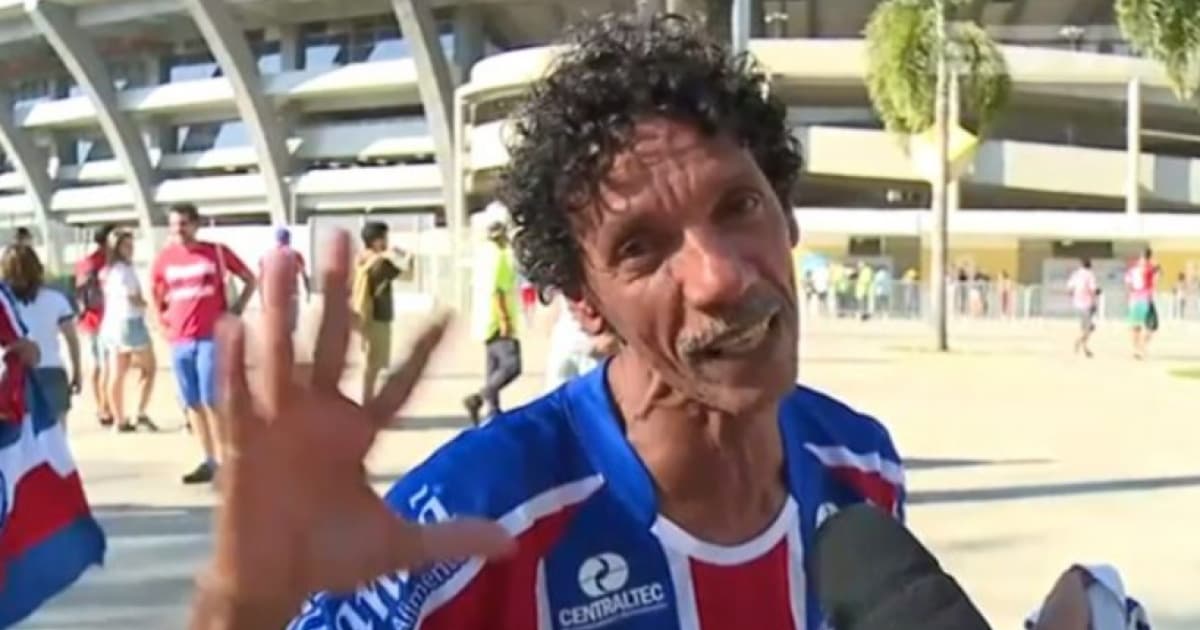 Torcedor símbolo do Bahia, Binha marca presença na Corrida de São Silvestre 