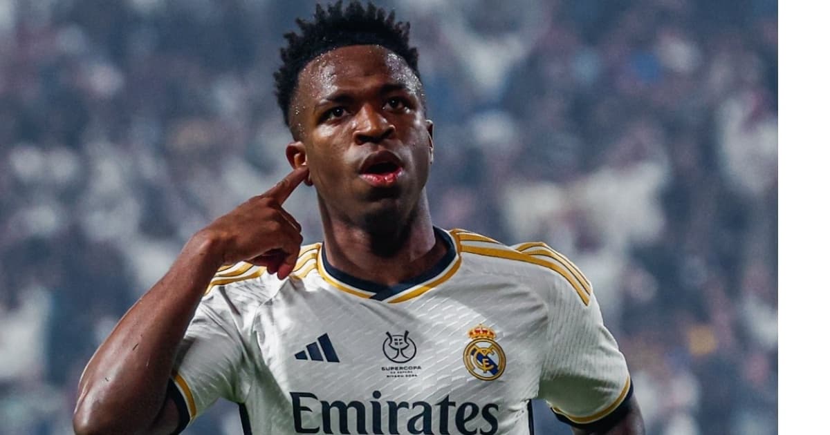 Vinicius Junior iguala Romário e Evaristo de Macedo com "hat-trick" no clássico Real Madrid x Barcelona