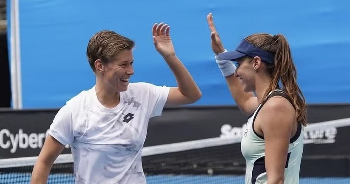 Tênis: Luisa Stefani perde nas duplas femininas e está eliminada do Aberto da Austrália