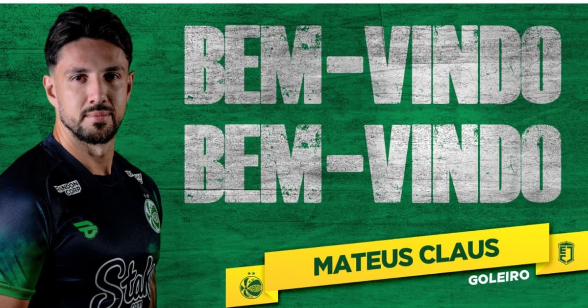 Mateus Claus, goleiro ex-Bahia, é anunciado pelo Juventude