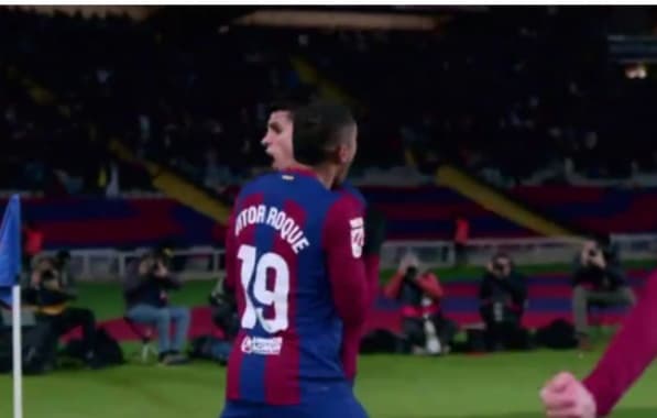VÍDEO: Vitor Roque marca o seu primeiro gol com a camisa do Barcelona