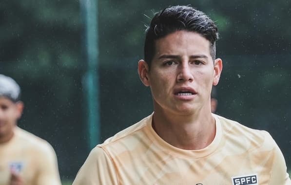 James Rodríguez não viajou com a delegação do São Paulo para a final da Supercopa Rei