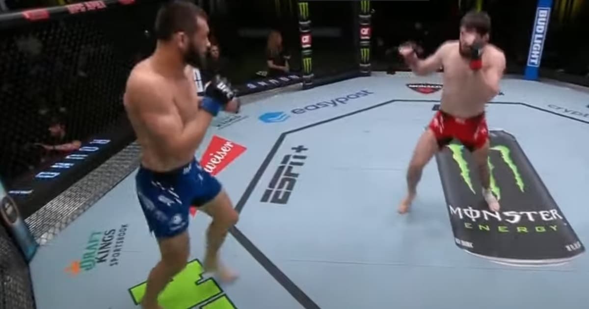 UFC Vegas 85: Duelo entre Khizriev e Muradov termina em frustração com “golpe” acidental