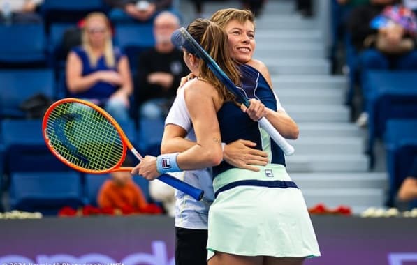 Luisa Stefani é campeã nas duplas do WTA 1000 de Doha