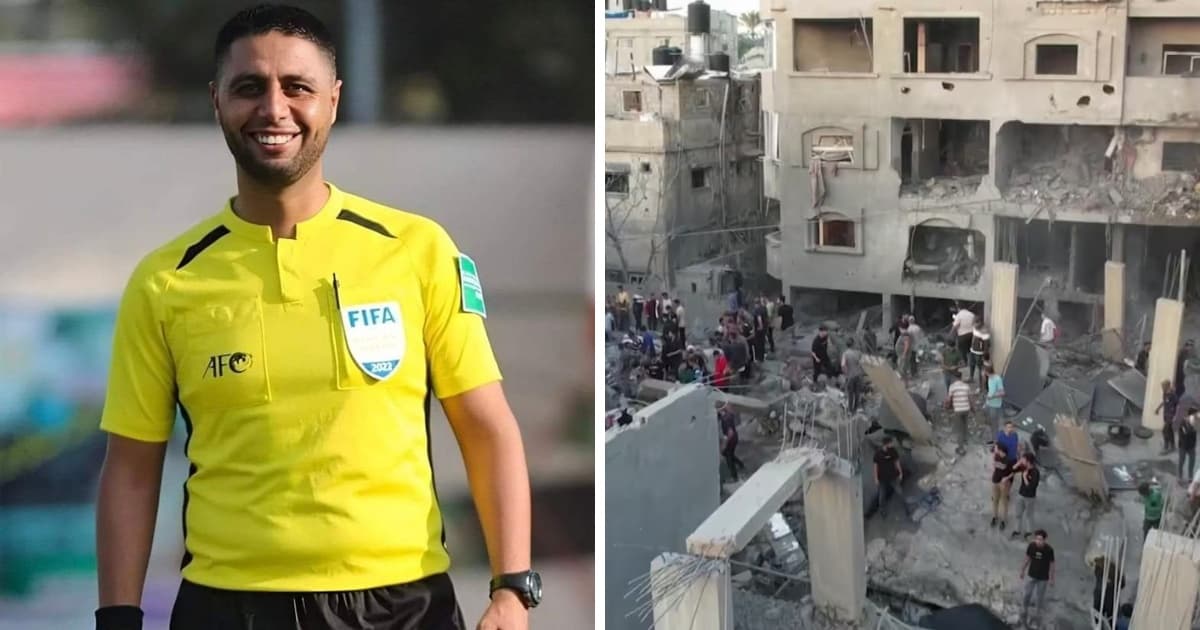 Árbitro palestino FIFA morre durante bombardeio israelense na Faixa de Gaza