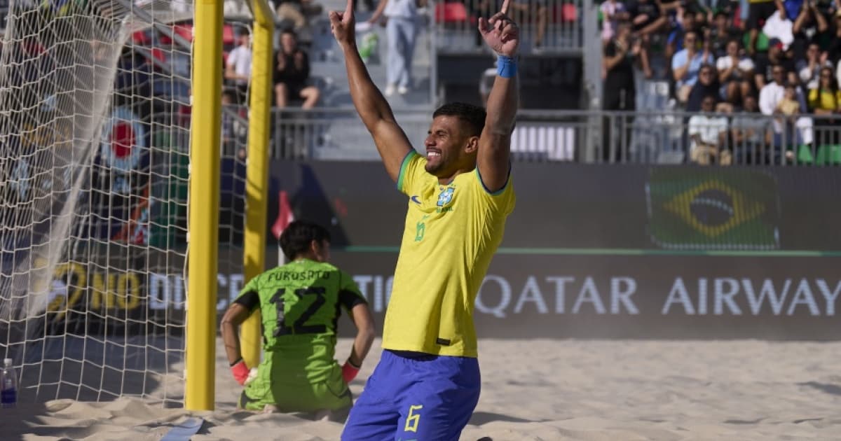 Brasil encara o Irã na semifinal da Copa do Mundo de Beach Soccer