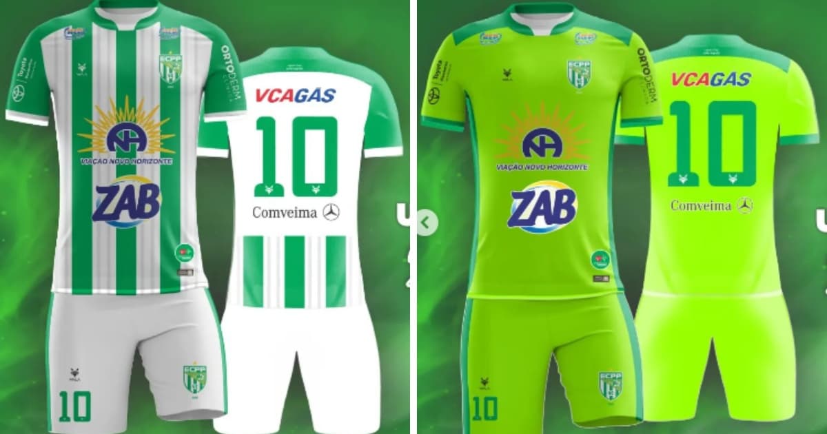 Para cobrir inscrição no Campeonato Baiano, Vitória da Conquista anuncia novos uniformes para 2024