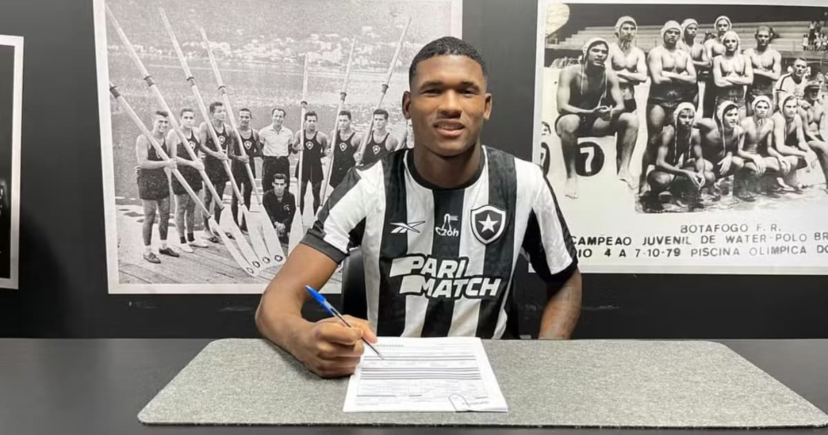 Botafogo contrata lateral João Vitor Braz, Campeão Baiano pelo Bahia em 2023