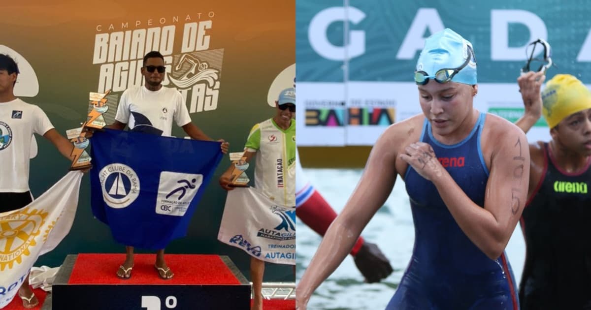 Atletas do Yacht Clube da Bahia vencem prova principal no Campeonato Baiano de Águas Abertas