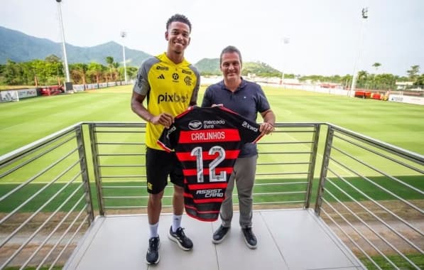 Anunciado oficialmente, ex-atacante do Nova Iguaçu se declara ao Flamengo: "Sonhei desde criança com isso"