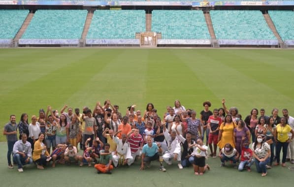 Apae Salvador promove visita guiada à Arena Fonte Nova com usuários autistas