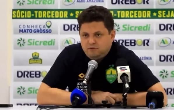 Presidente do Cuiabá dispara contra jogadores: "Falta de vergonha na cara"