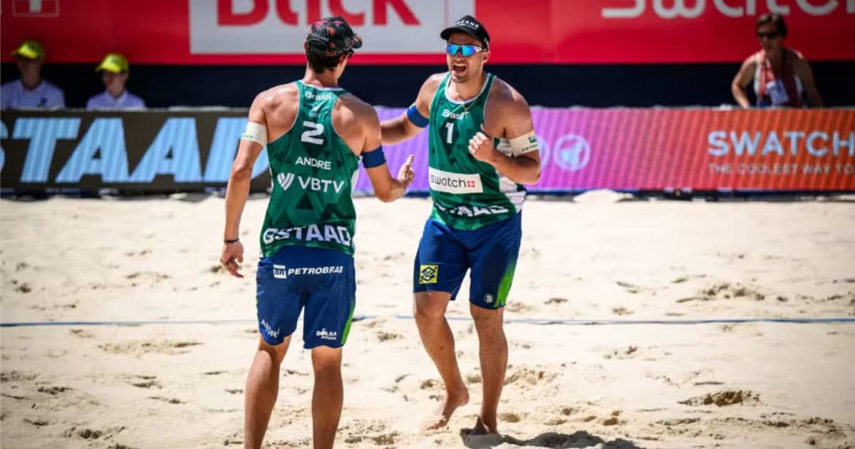 Dupla brasileira de vôlei de praia garante classificação para os Jogos Olímpicos de Paris