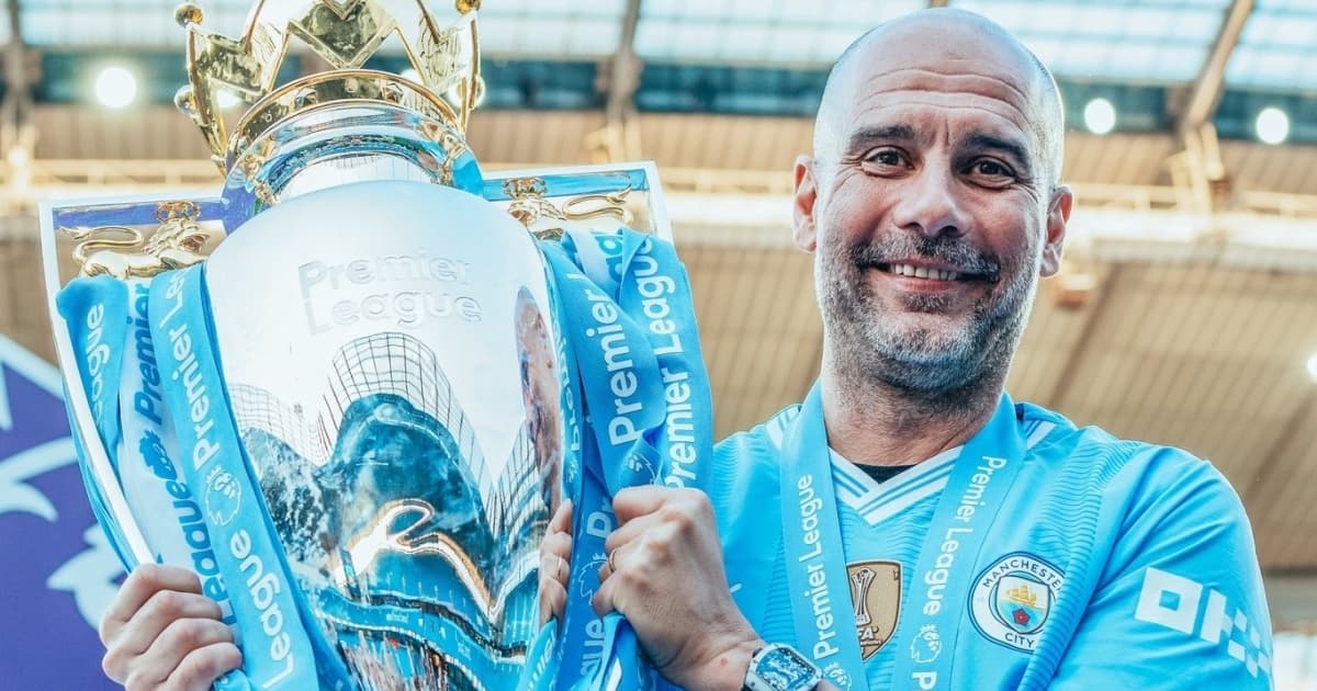 Após conquista da Premier League pelo City, Guardiola chega a 38 títulos em 15 anos como técnico