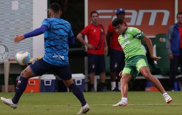 Bruno Rodrigues sofre nova lesão no joelho durante jogo-treino do Palmeiras