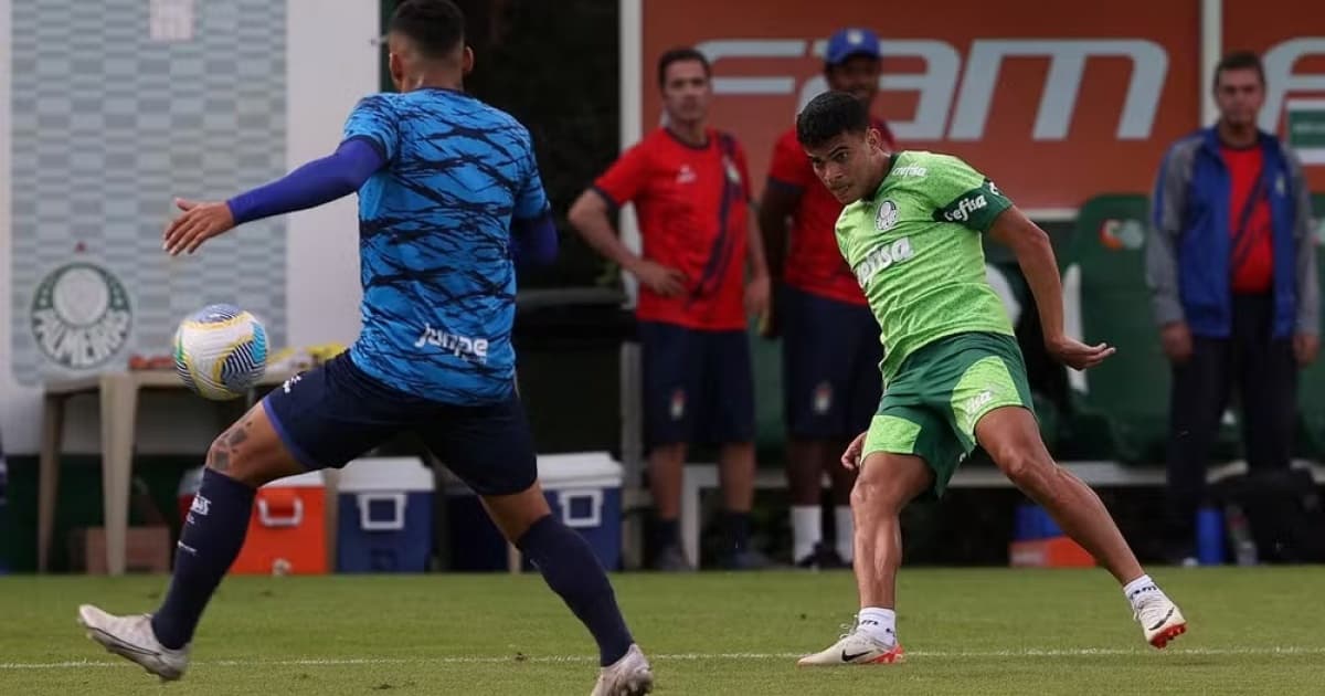 Bruno Rodrigues sofre nova lesão no joelho durante jogo-treino do Palmeiras