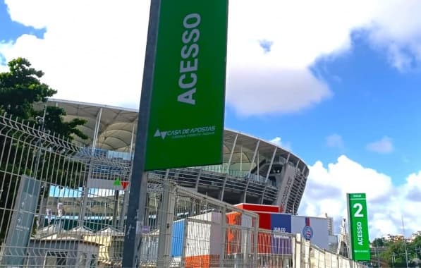 Casa de Apostas Arena Fonte Nova dará novo nome aos portões de acesso do estádio; veja imagens