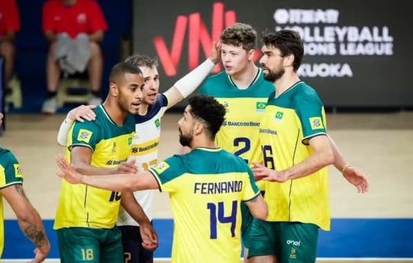 Brasil vence a Alemanha na estreia da 2ª etapa da Liga das Nações masculina