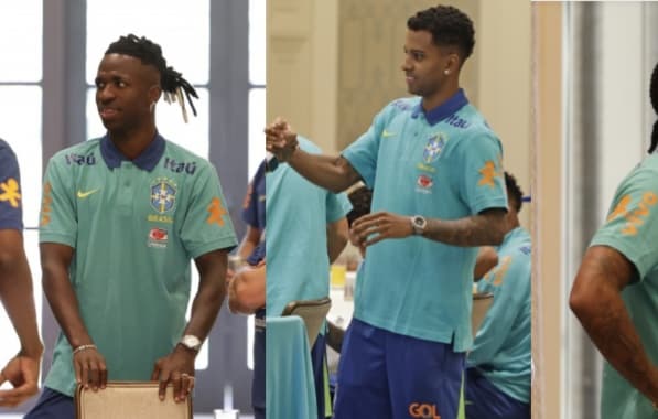 Vini Jr, Rodrygo e Militão se juntam à delegação da Seleção Brasielira para disputa da Copa América 