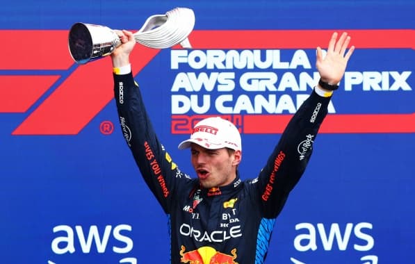 Fórmula 1: Max Verstappen recebe troféu do GP do Canadá criado por IA