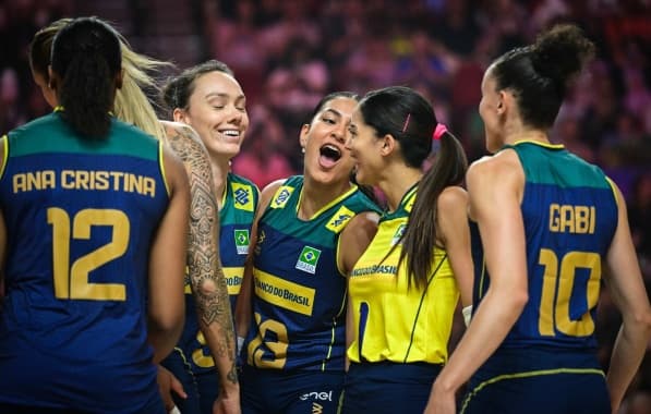 Seleção brasileira vence a Bulgária e chega à 11ª vitória na Liga das Nações feminina de vôlei