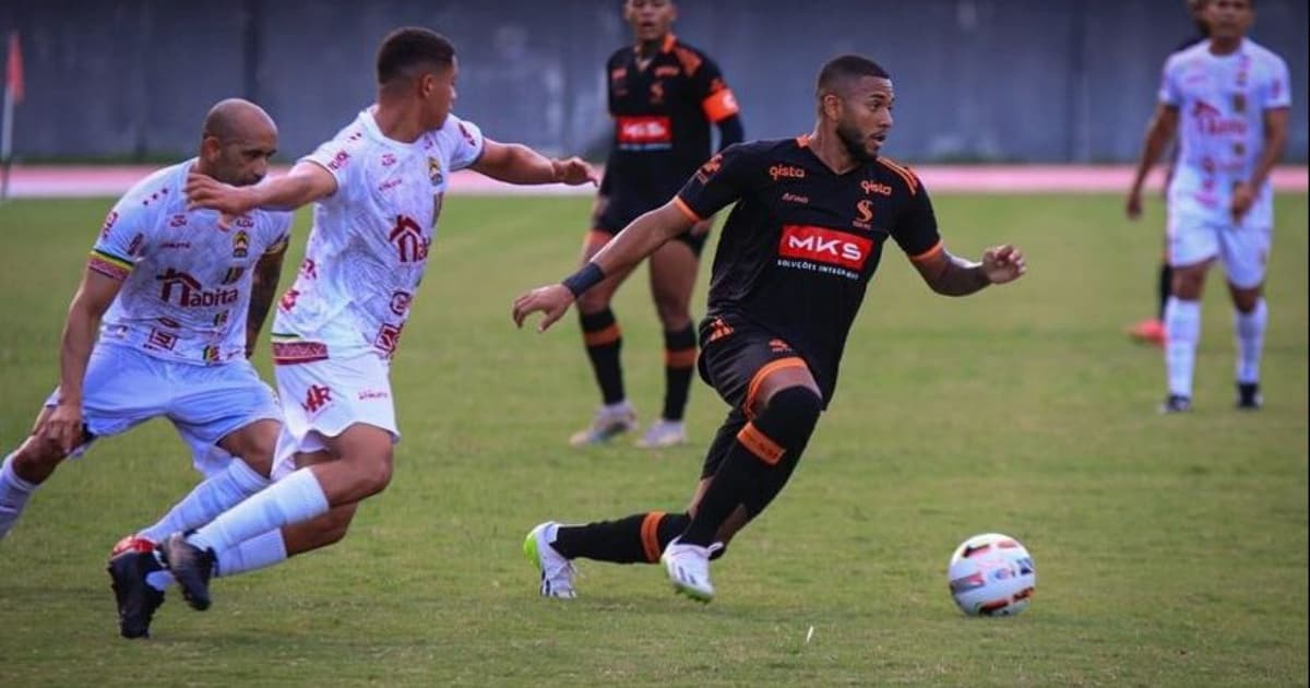 Autor do primeiro gol profissional da História do SSA FC, Edson comemora: "Satisfação imensa"