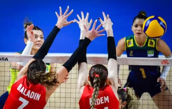 Brasil vence Turquia e fecha 1ª fase da Liga das Nações feminina sem derrota