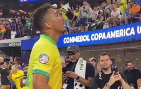 VÍDEO: Danilo discute com torcedor após empate do Brasil na Copa América: "Não tem ninguém de brincadeira"