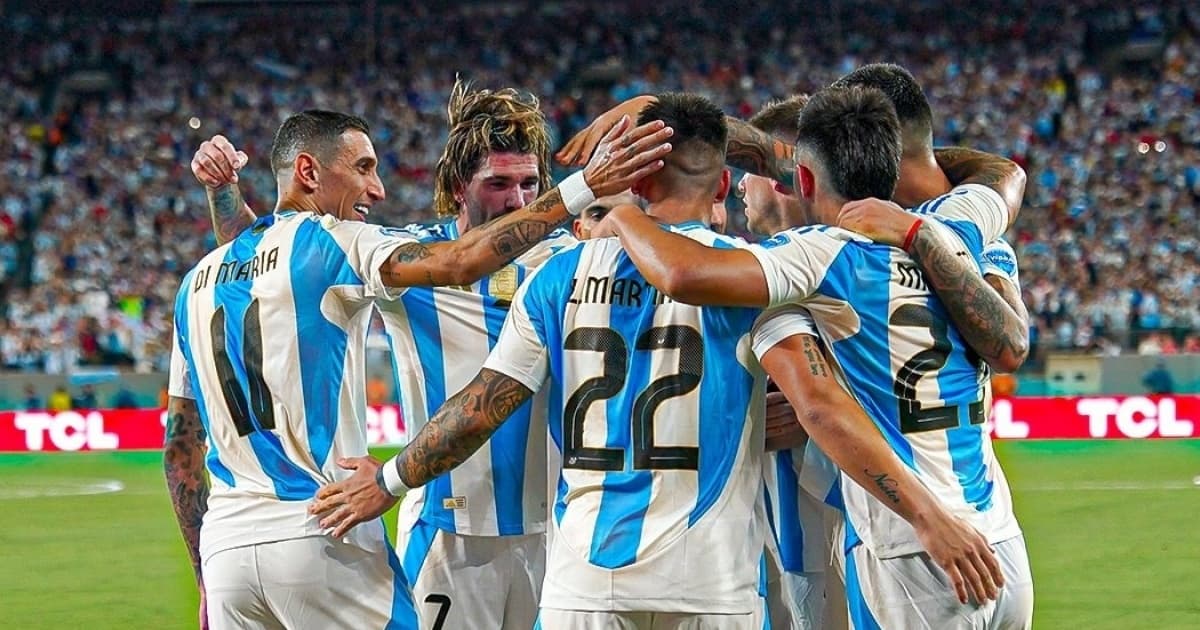 Argentina mantém 100% de aproveitamento e é a 1ª classificada às quartas de final na Copa América